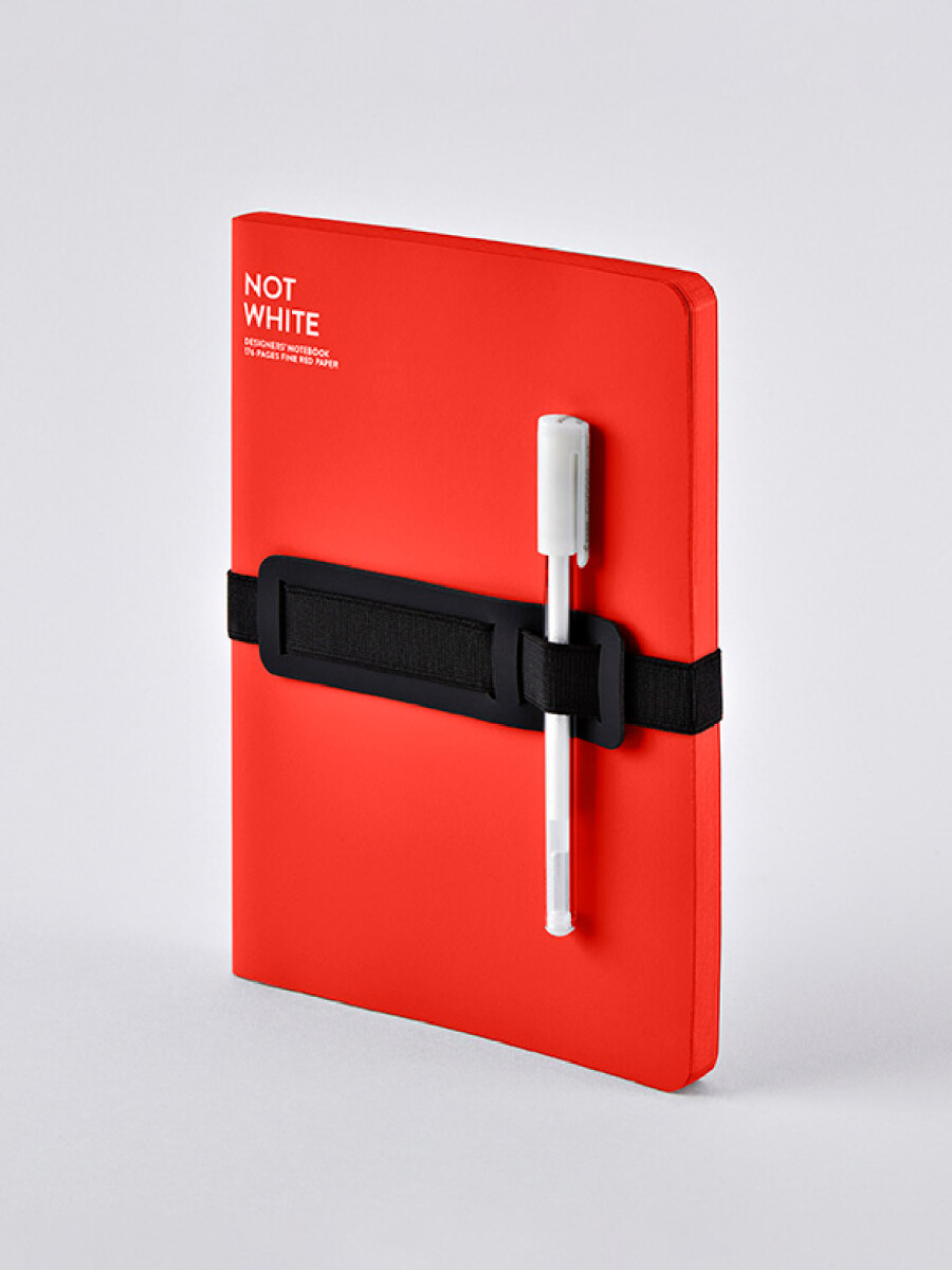 Notebook not white l light - Rojo 