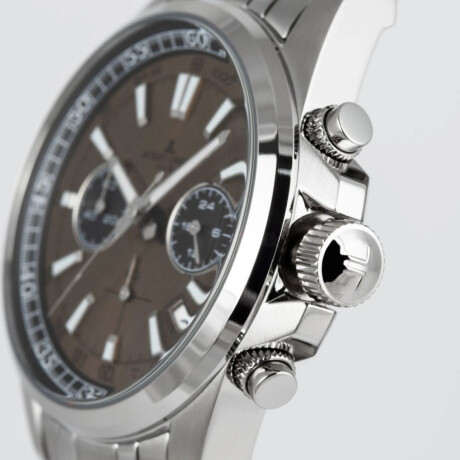 Reloj Jacques Lemans 1-2117ZG Acero y Marrón