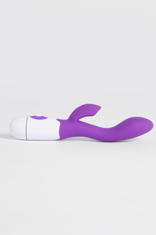 Vibrador Rabbit estimulador dual violeta