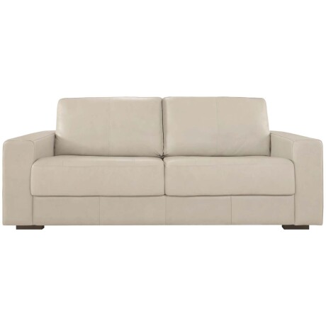 SILLÓN 2 CUERPOS CUERO-100-NATURAL NATURAL-BEIGE TEXAS CREMA