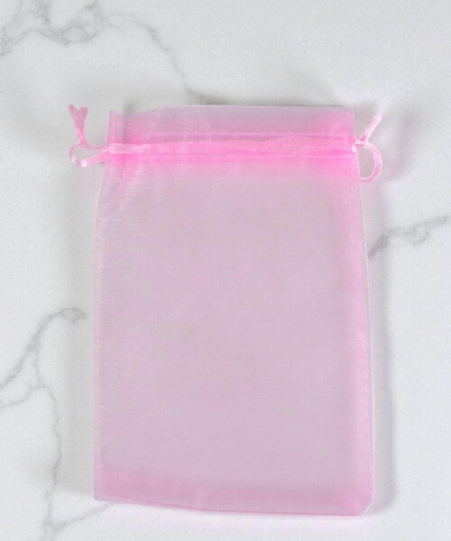 Bolsa organza 12x17 cm. ROSADO