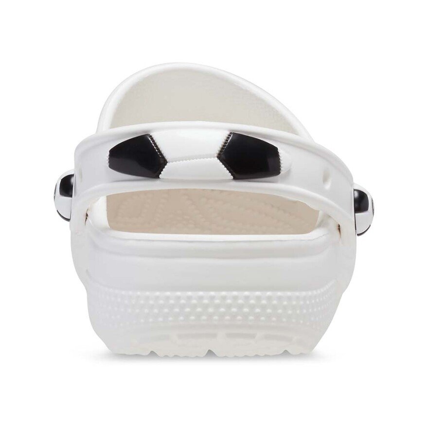 Classic Soccer Ball Clog K - Niños White/black