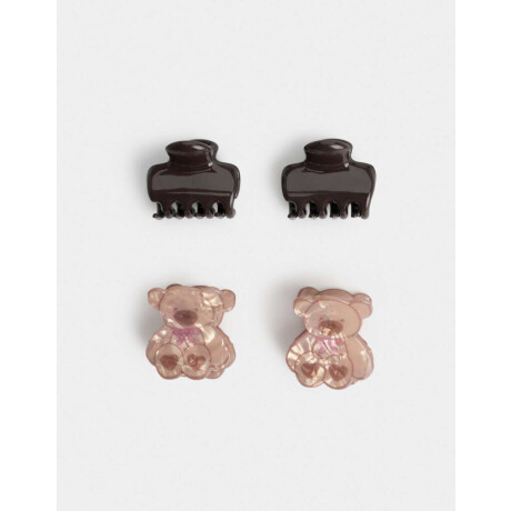 Broches Sets Osito Combinacion Multicolor