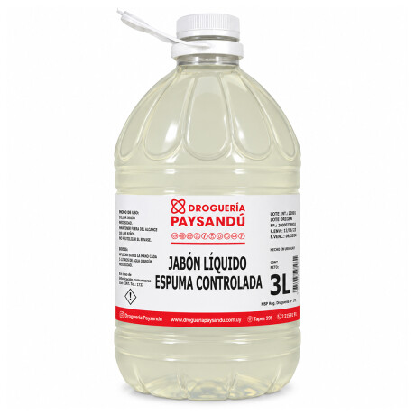 Jabón Líquido Espuma Controlada 3 L