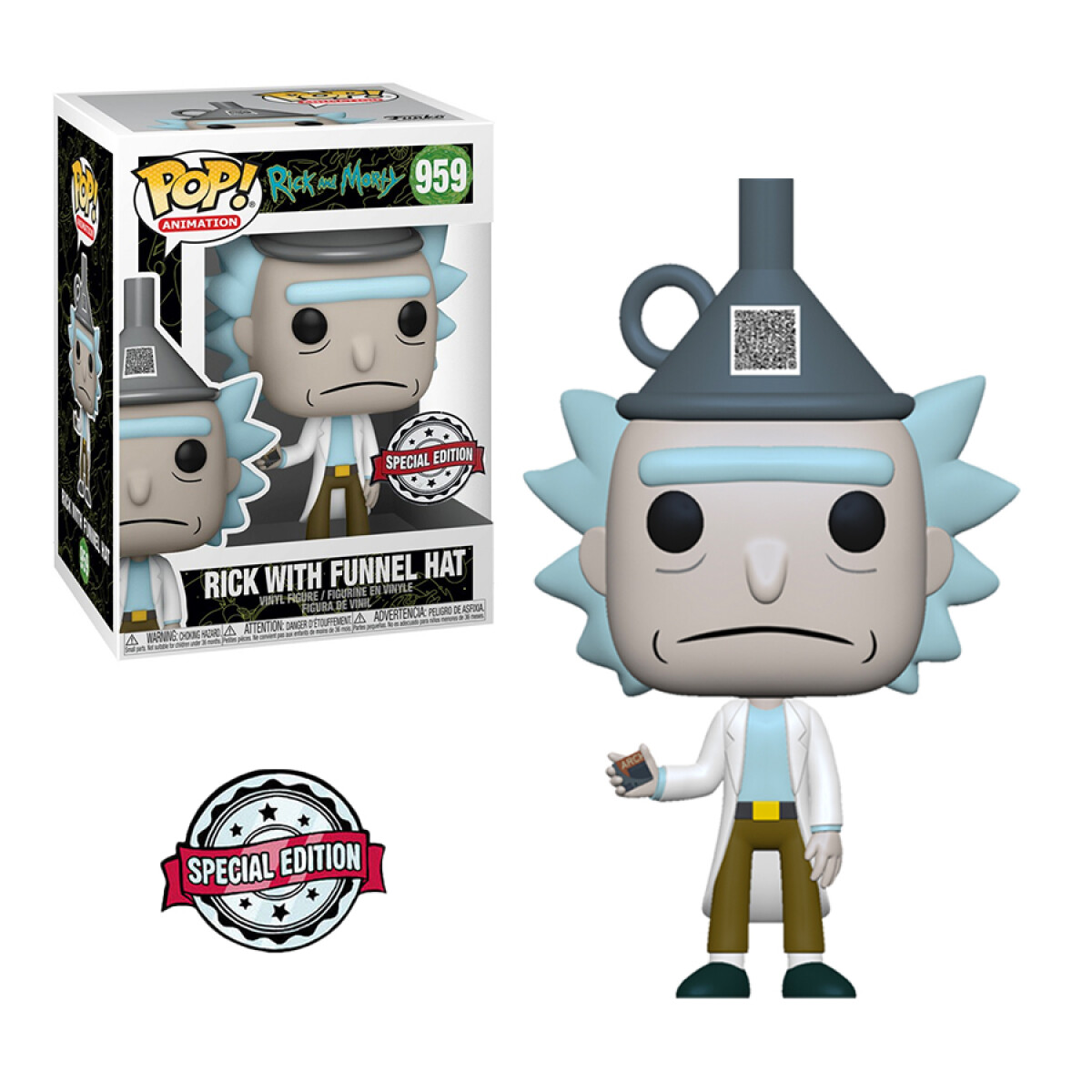Rick with Funnel Hat · Rick & Morty [Exclusivo] - 959 
