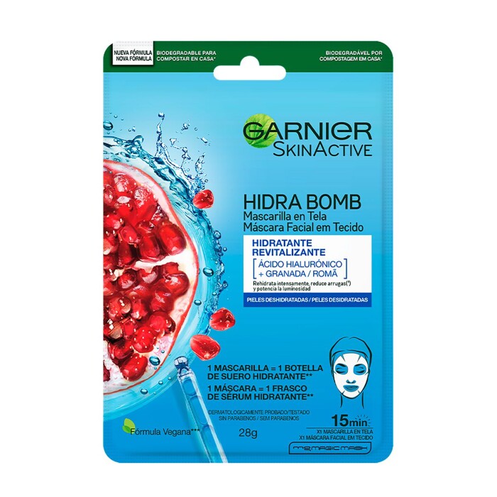 GARNIER SKINACTIVE MASCARILLA TELA REVIT única