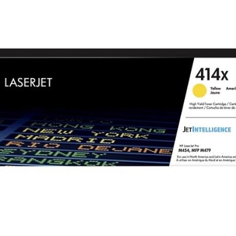 HP 414X - Alto rendimiento - amarillo - original - LaserJet - cartucho de tóner (W2022X) - para Color LaserJet Enterprise M455, HP 414X - Alto rendimiento - amarillo - original - LaserJet - cartucho de tóner (W2022X) - para Color LaserJet Enterprise M455,