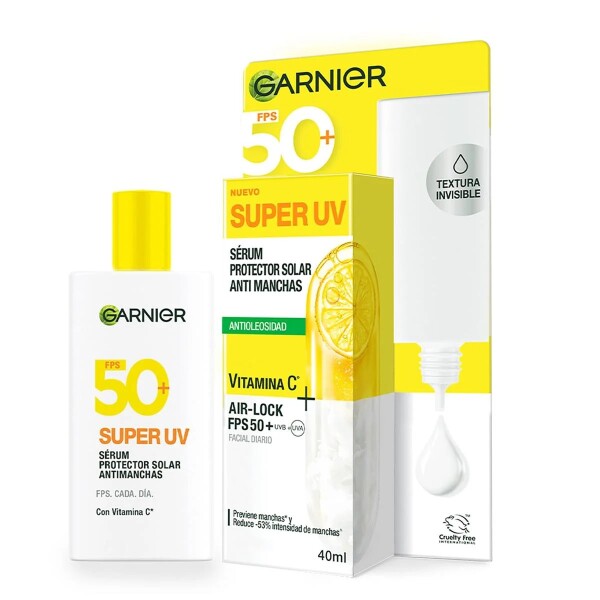 Protector Solar Sérum Antimanchas Antioleosidad FPS 50 – Garnier Protector Solar Sérum Antimanchas Antioleosidad FPS 50 – Garnier