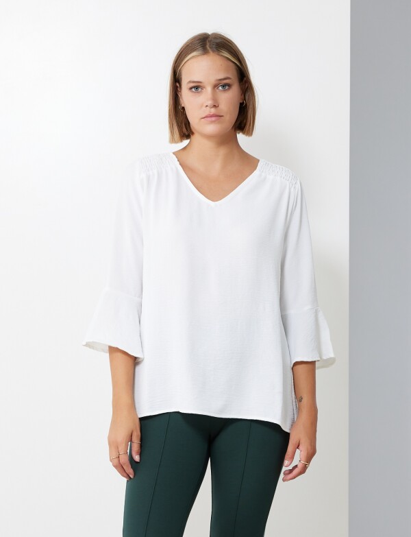 Blusa Frunces CRUDO