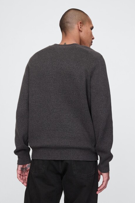 Buzo Cashsoft Cuello V Hombre Ha33789arnd Grey Marl