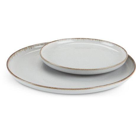 Plato Ferdus Ø27Cm Porcelana Gris