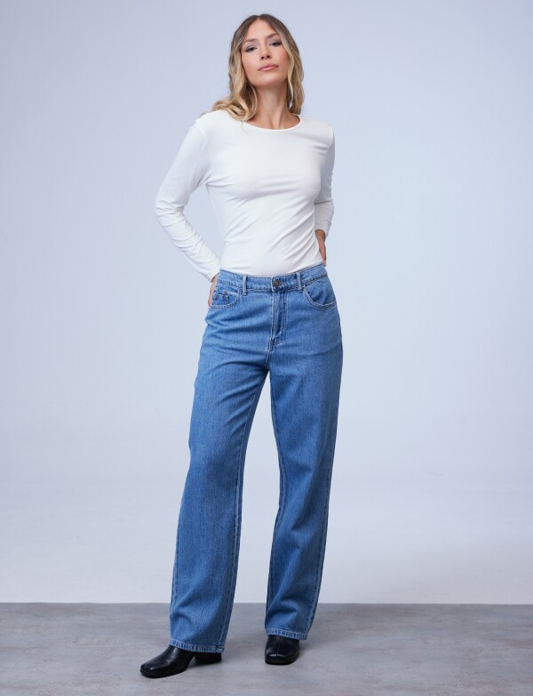 Jean Wide Leg Comfort JEAN CLARO