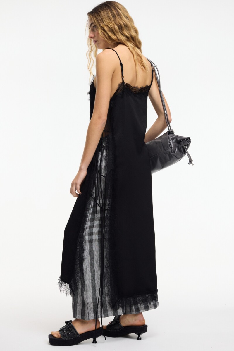 VESTIDO LARGO Negro