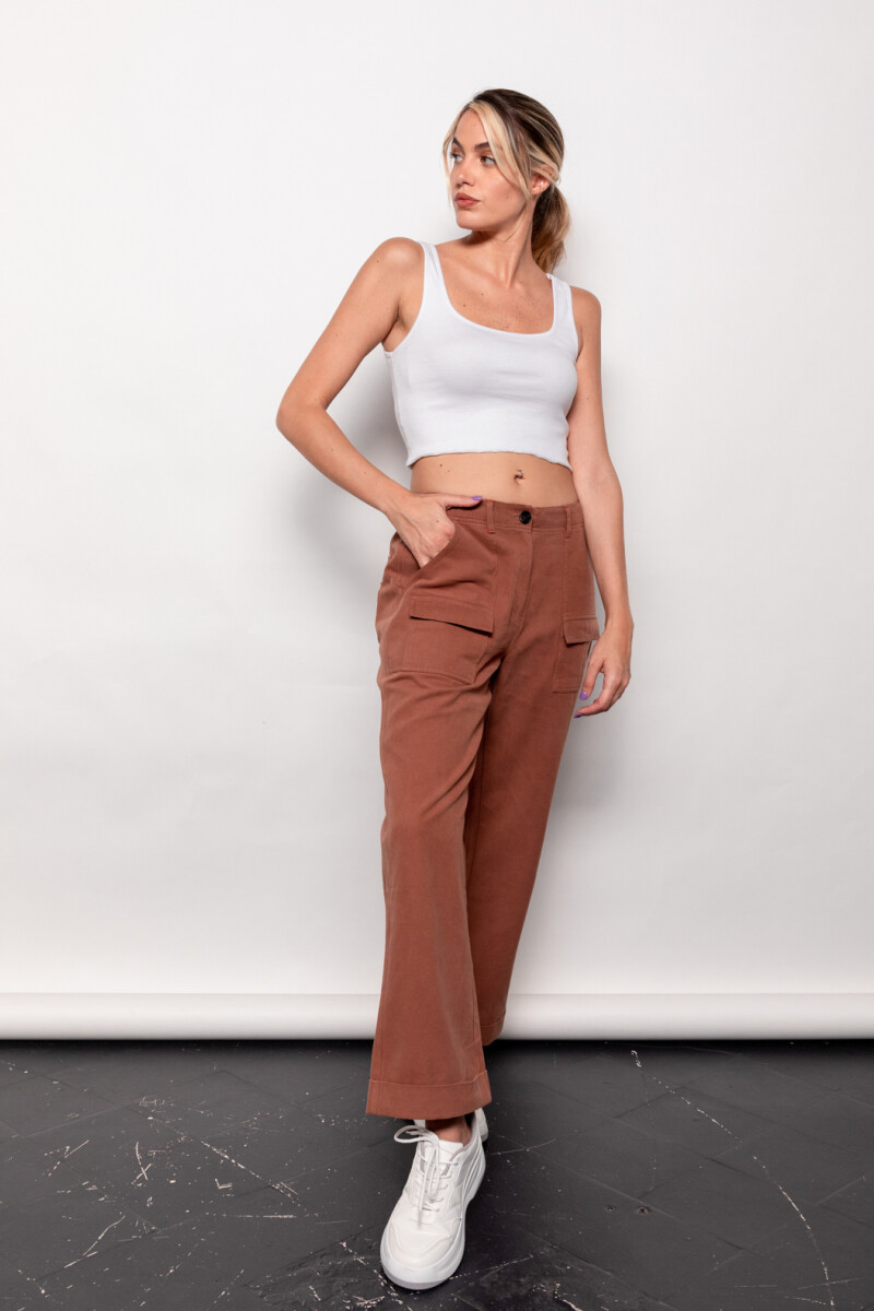PANTALON CARLTON Marron