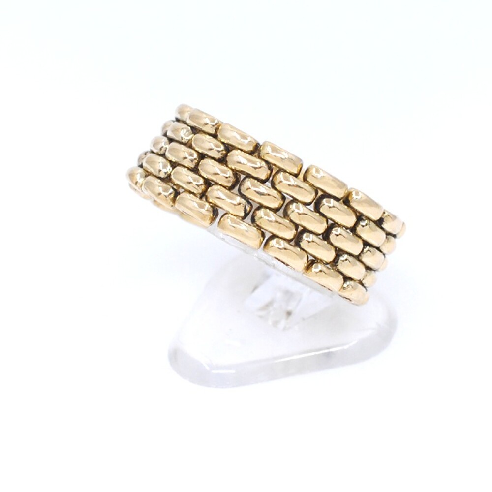 Anillo en oro 18k amarillo, tipo panther 5 hilos Anillo en oro 18k amarillo, tipo panther 5 hilos