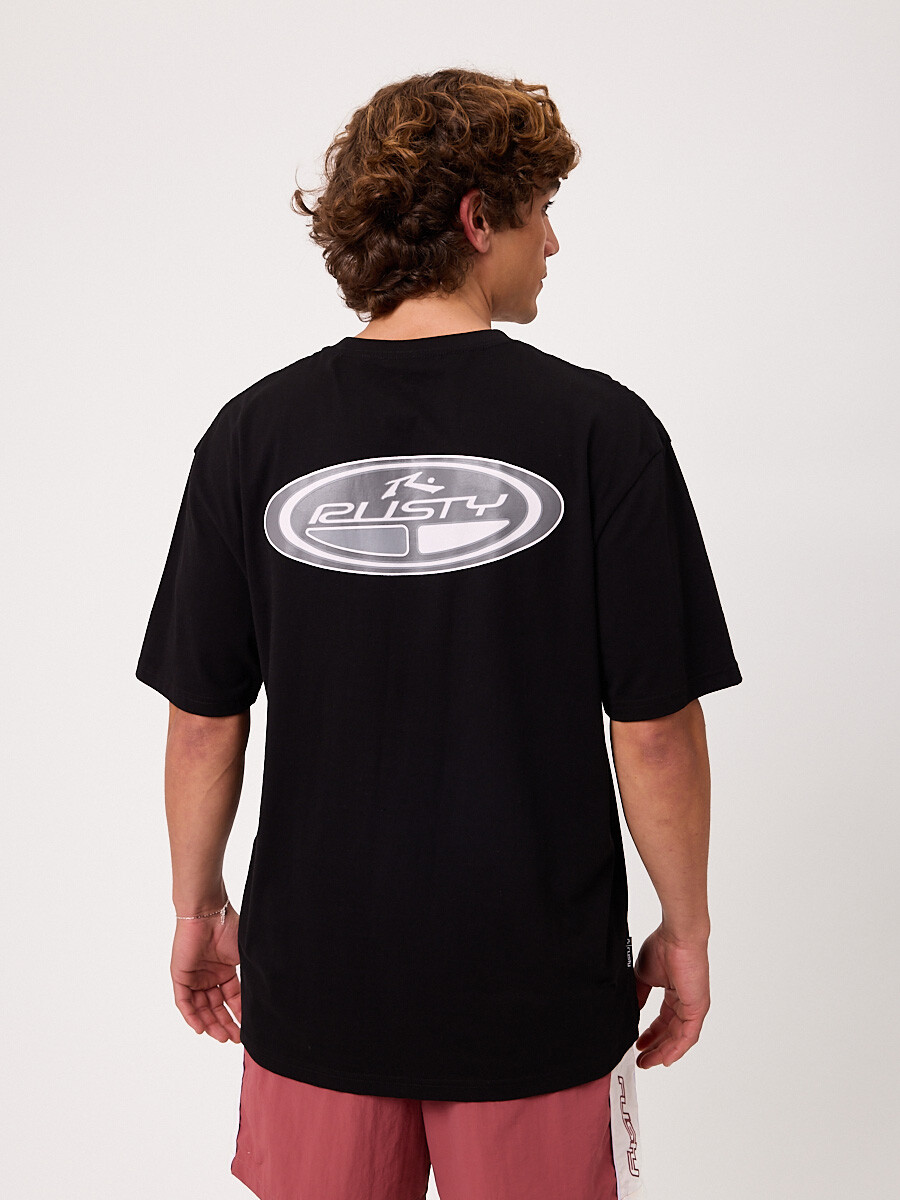 T-SHIRT XIMIT RUSTY - Negro 