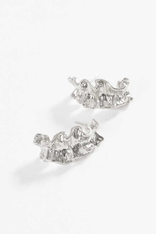 Aros texture plateado