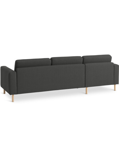Sofá SVALBARD chaise longue gris oscuro Sofá SVALBARD chaise longue gris oscuro