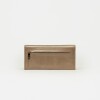 Billetera Luisa en cuero graneado Taupe
