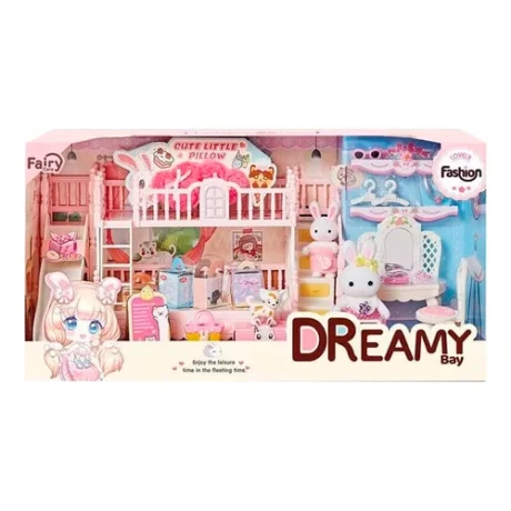 Playset Bay Dreamy Cama Conejos Accesorios 001