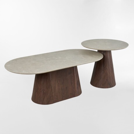 MESA DE CENTRO JOEY SET Beige - SET x 2