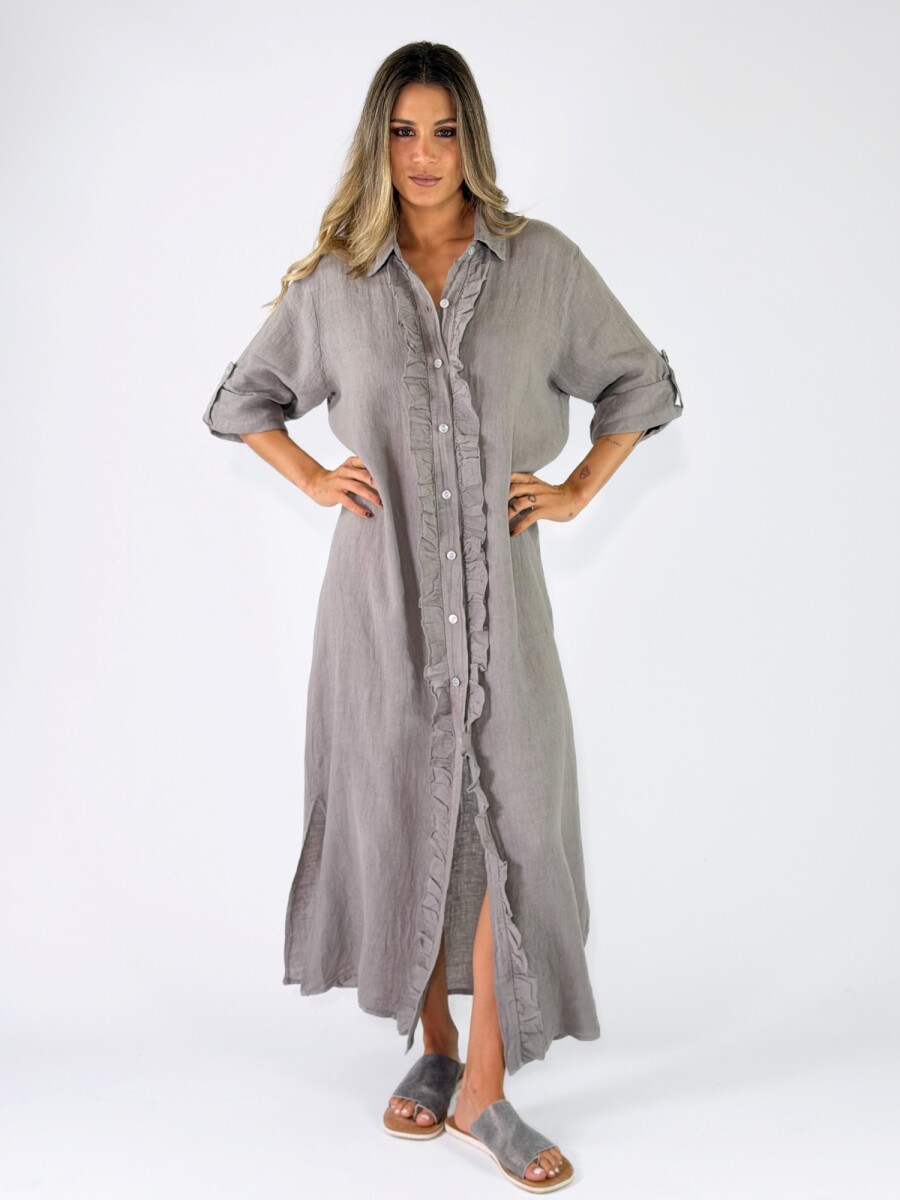 VESTIDO PERLA - VISON 