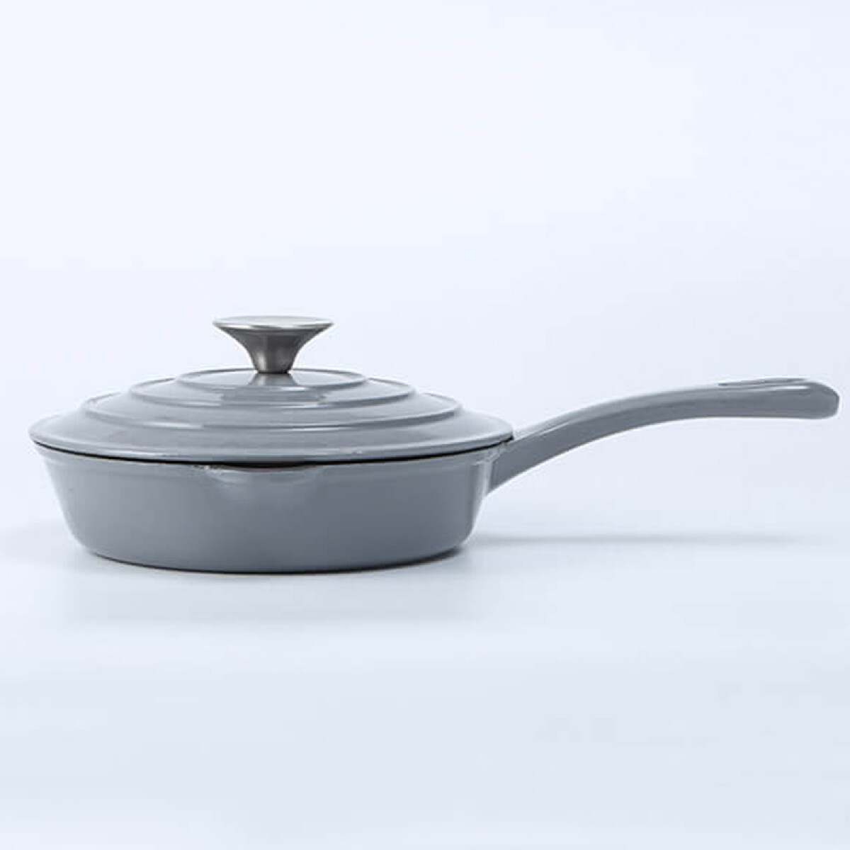 Sarten Gris Esmaltada 20 cm. con tapa | Haoke 