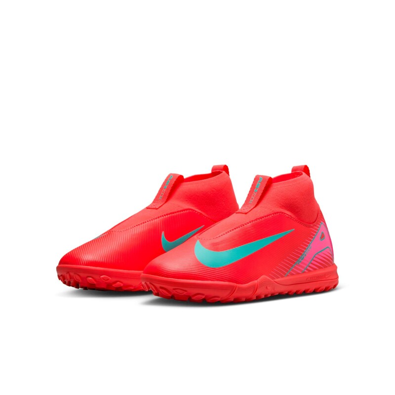 Championes de fútbol Nike Zoom Mercurial Superfly 10 Academy Tf de Niños Rosado
