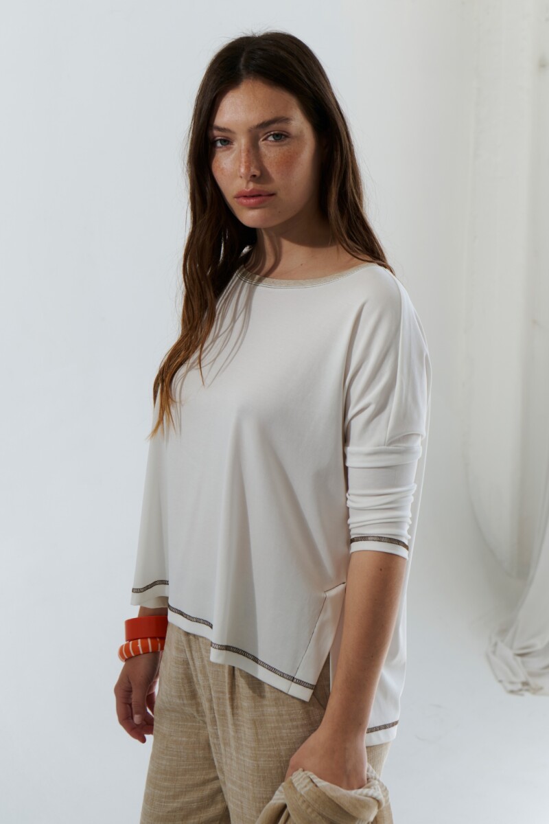 REMERA LIZA BLANCO