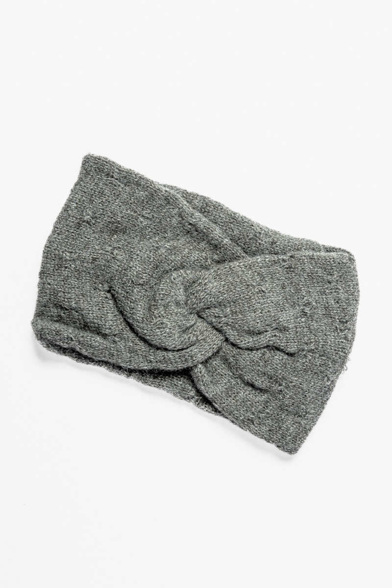 Vincha Tejida - Gris 