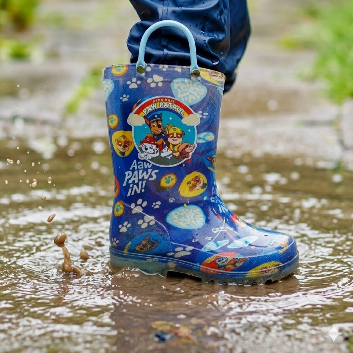 Botas de Lluvia Infantiles Paw Patrol Talle 24 al 29 