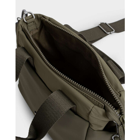 Cartera City Engomada Verde Kaki