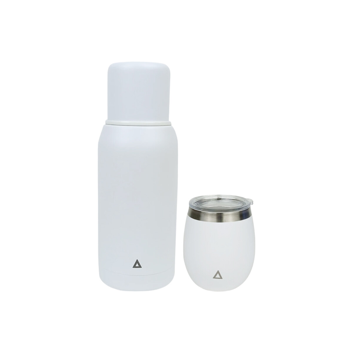 Kit Mate Y Termo 750 Ml Blanco 