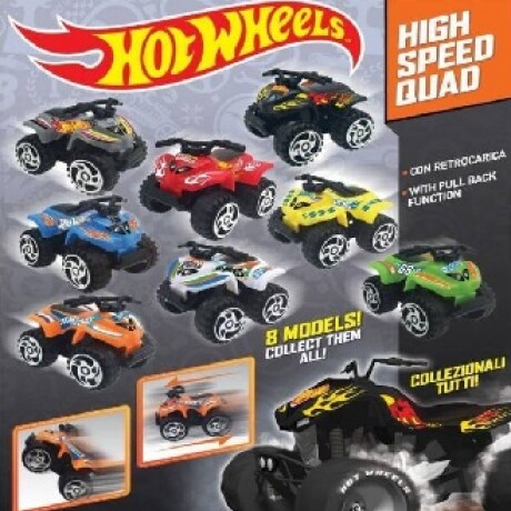 HOT WHEELS PELOTAS SURTIDAS HOT WHEELS HIGH SPEED QUAD