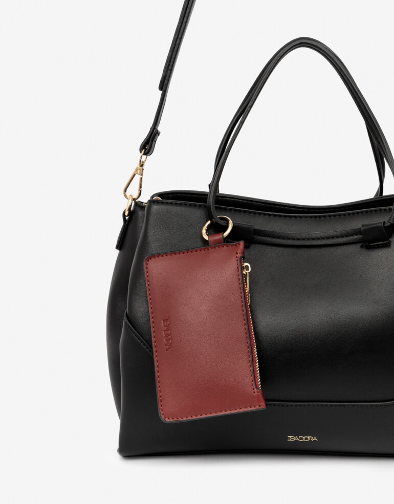 City Cartera City Con Monedero - Negro