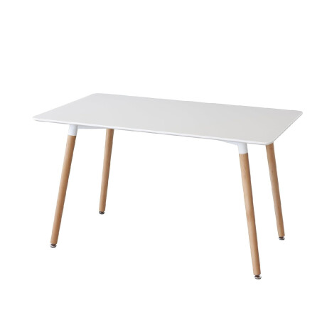 MESA DE COMEDOR EAMES RECTANGULAR 120X80 CM Mesa Eames Blanca Rectangular 120cm x 80cm