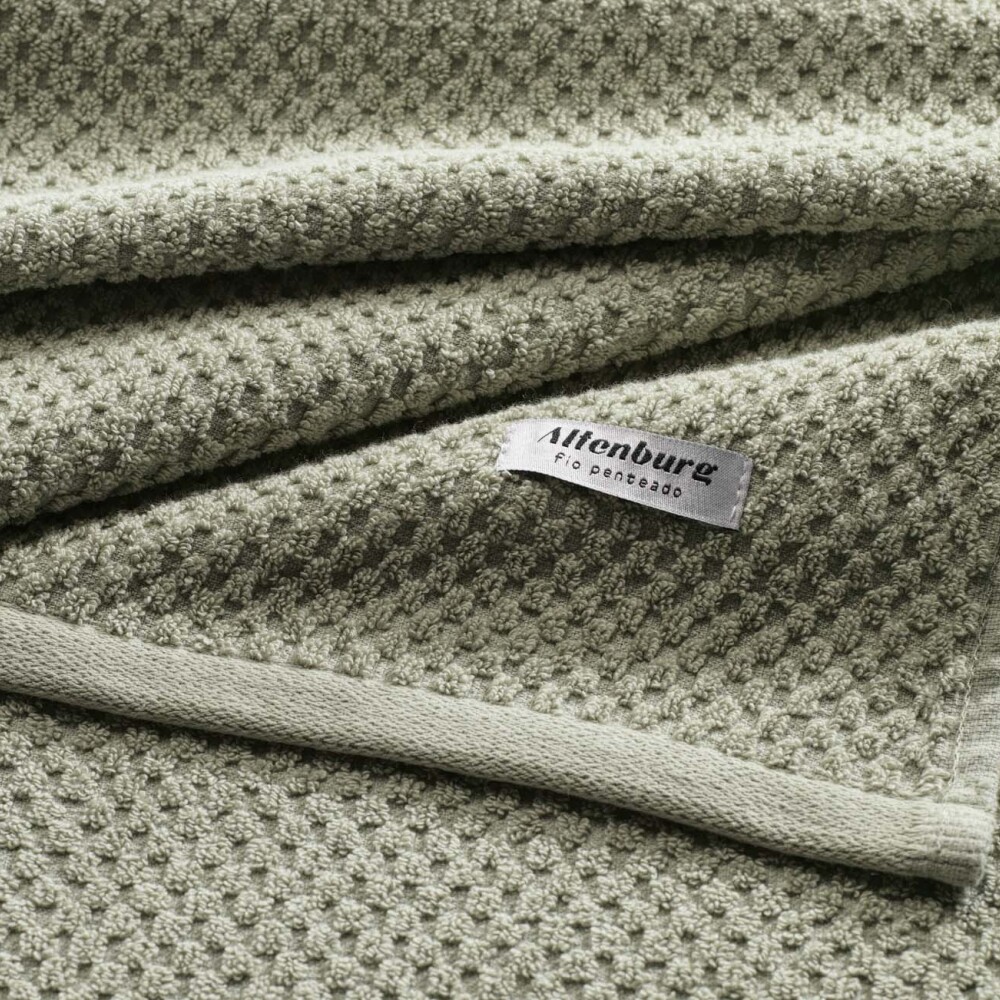 TOALLA SUPER BAÑO ALGODON VERDE PETRA