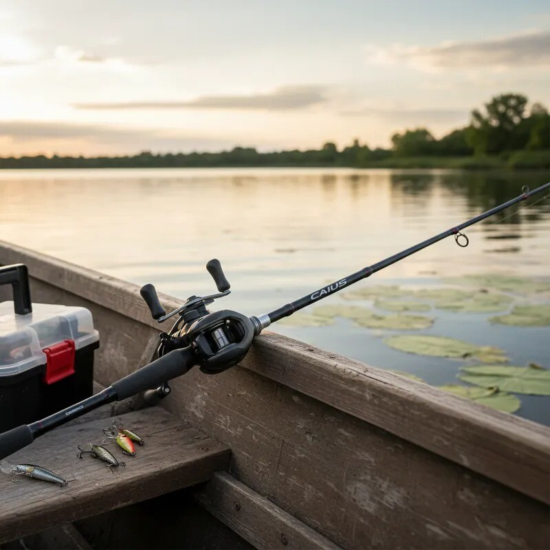 Caña Shimano Caius + Reel Shimano Caius 2,05 Mts Caña Shimano Caius + Reel Shimano Caius 2,05 Mts