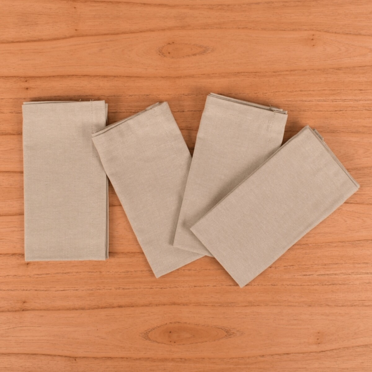 Set X 4 Servilletas Cretona Beige 