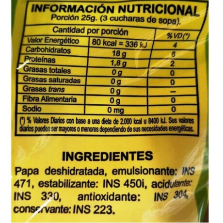 PURE DE PAPAS VIDA 100G PURE DE PAPAS VIDA 100G