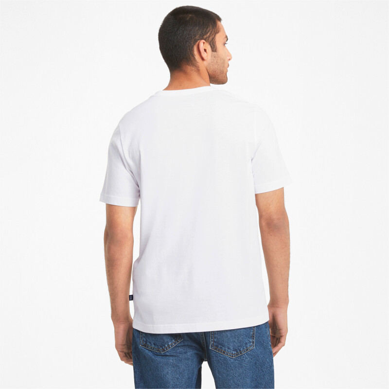 Remera Essentials V Neck Tee de Hombre Blanco