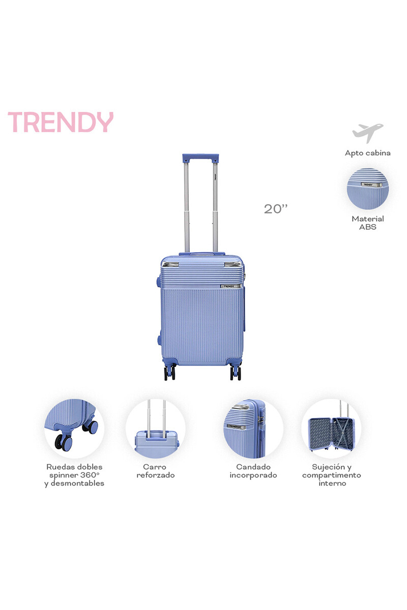 Valija Trendy carry on Celeste