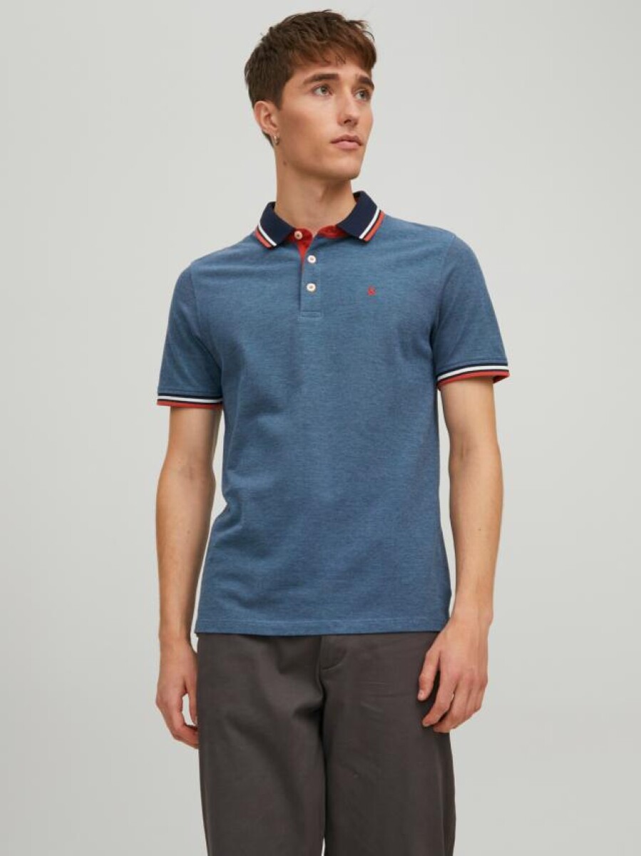 Polera Paulos Polo Clásica - Denim Blue 