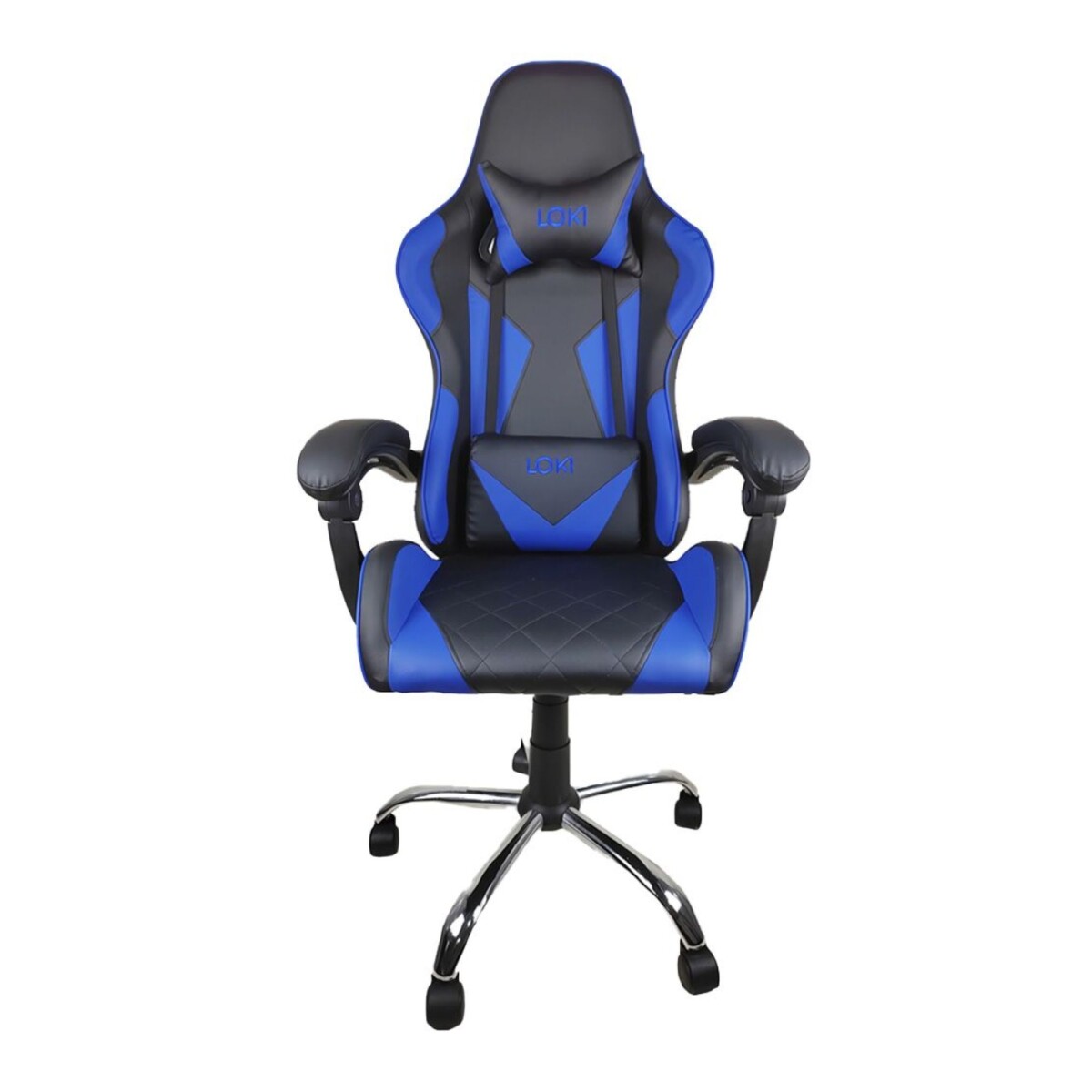 Silla Gamer Empoli EM-GC01 Loki - Negro/Azul 