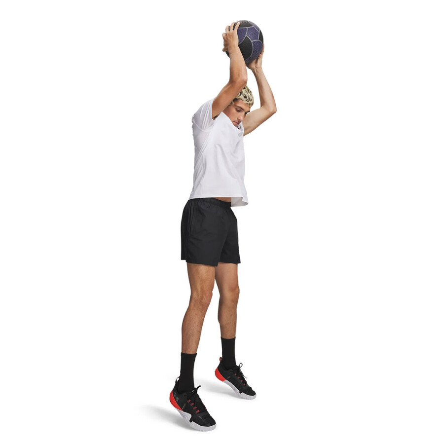 Short de Hombre Under Armour Tech Woven 5 In Negro