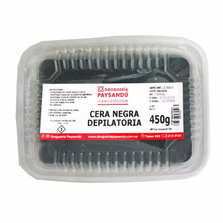 Cera Negra Depilatoria 450 g