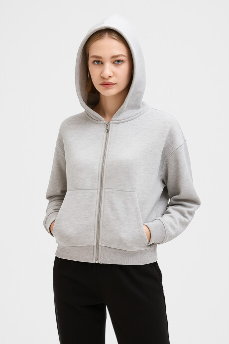 Campera Mavex Gris Melange