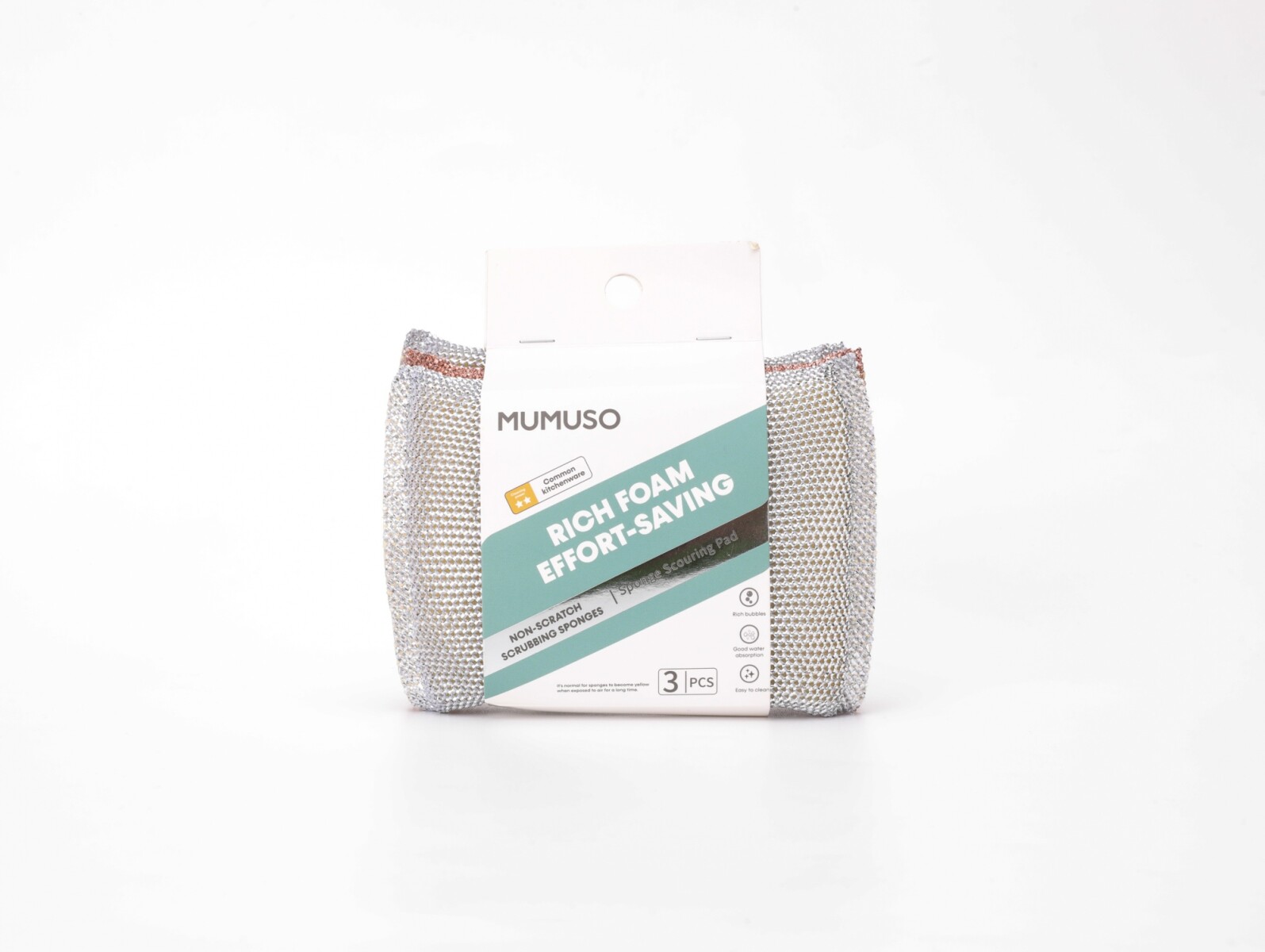 ESPONJAS PARA FREGAR QUE NO RAYAN (PAQUETE DE 3) 