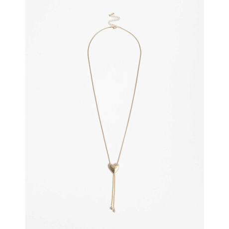 Collares Largos Metal Dorado