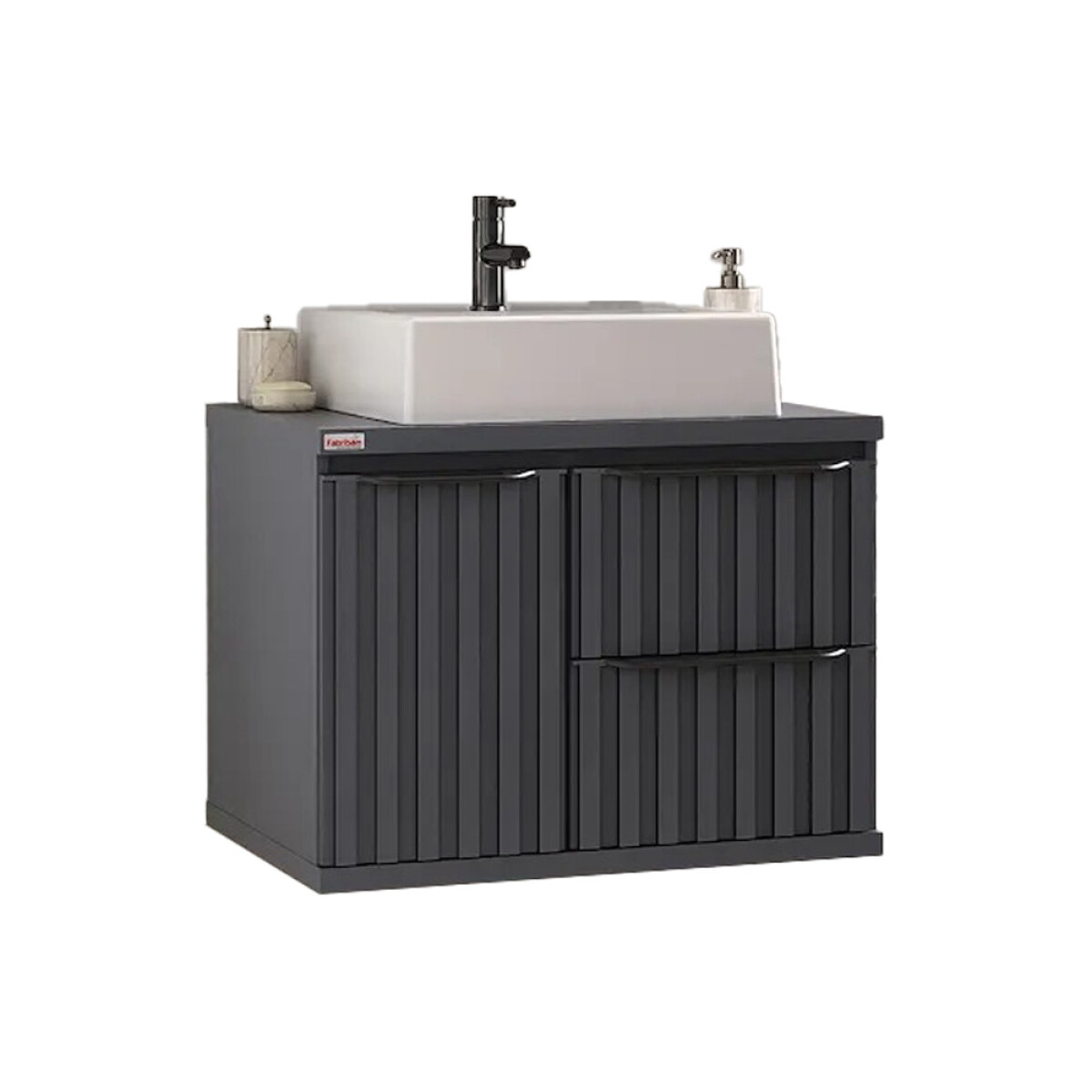 Gabinete Cecilia Suspendido 60 - Color Plomo 